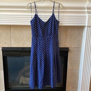 JCrew polka dot dress
